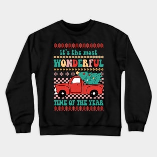 It's the Most Wonderful Time of the Year Sublimation Crewneck Sweatshirt